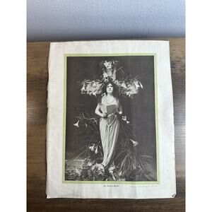 1905 Easter Print “An Easter Psalm” GRIT Newspaper Religious Art 120 Years Old